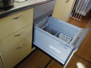 茨城キッチン取付け隊　シンク下食洗機リフォーム　施工後
